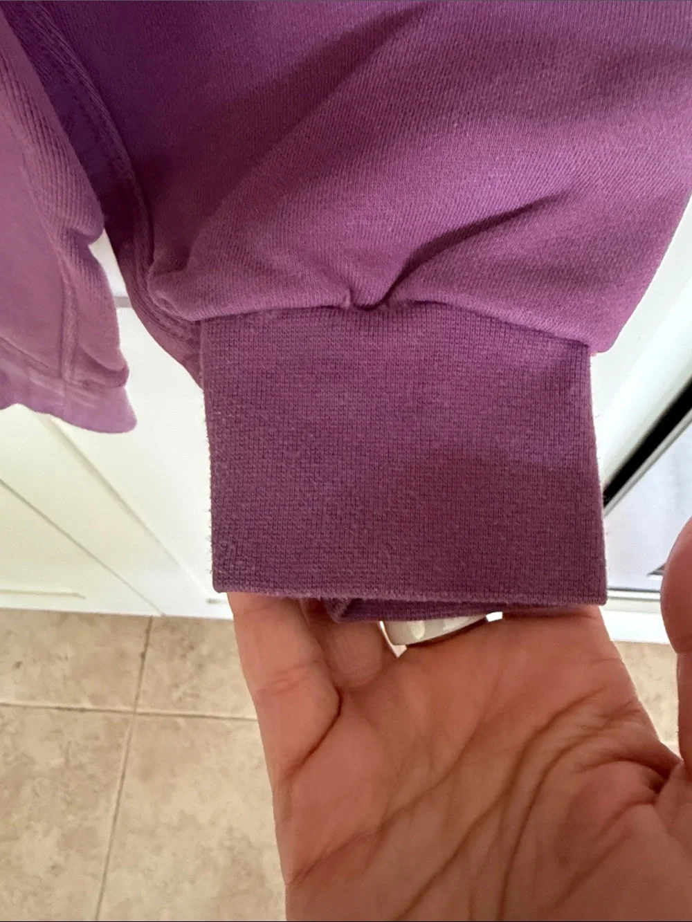 Lululemon Perfectly Oversized Crew Graphic in Vintage Plum